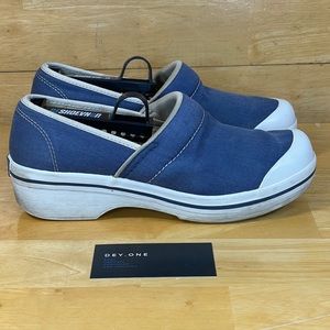 Dansko Denim Blue White Professional Shoe